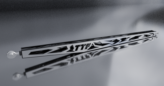 Black sliced ladder bar