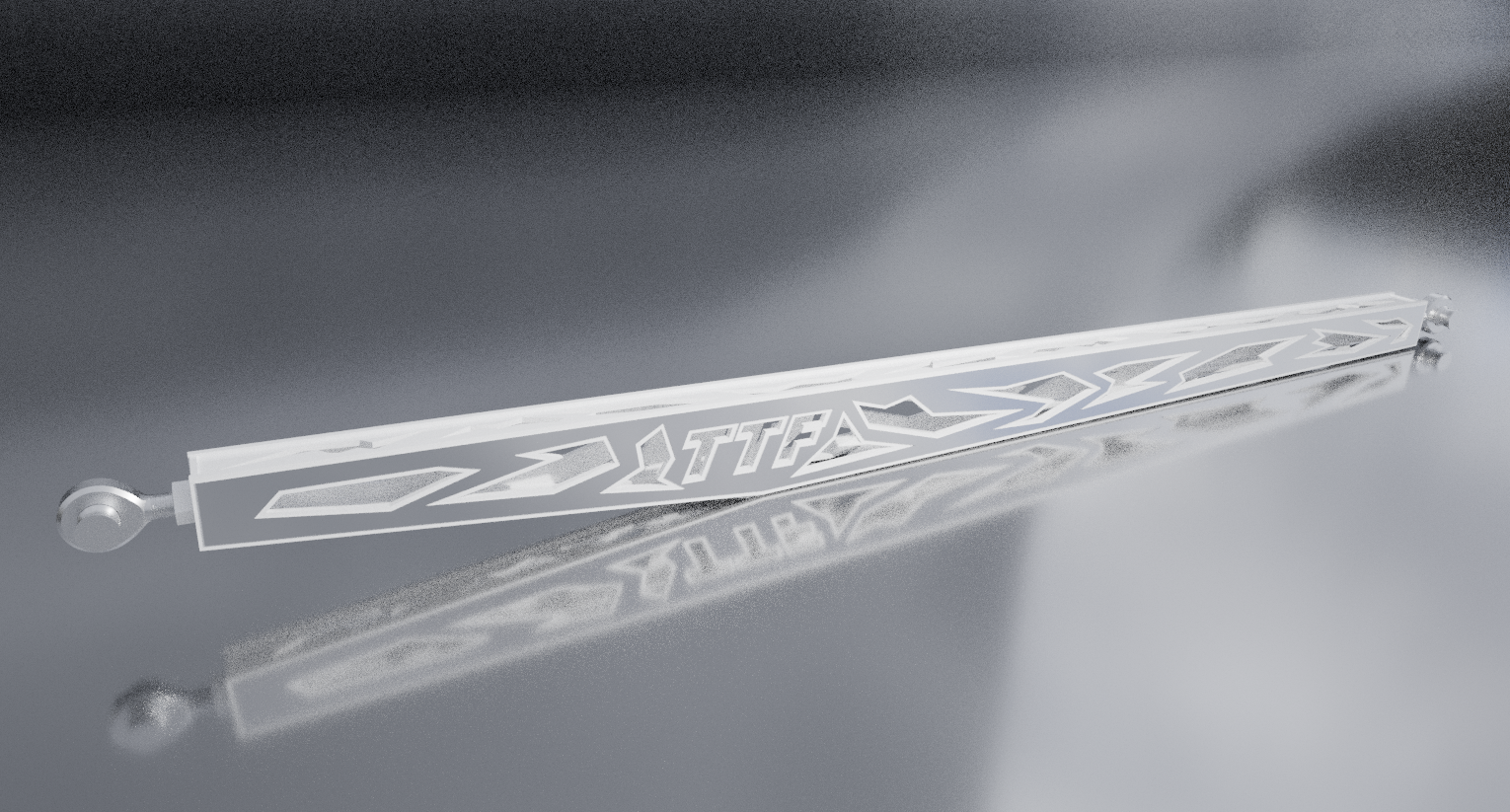 White sliced ladder bar