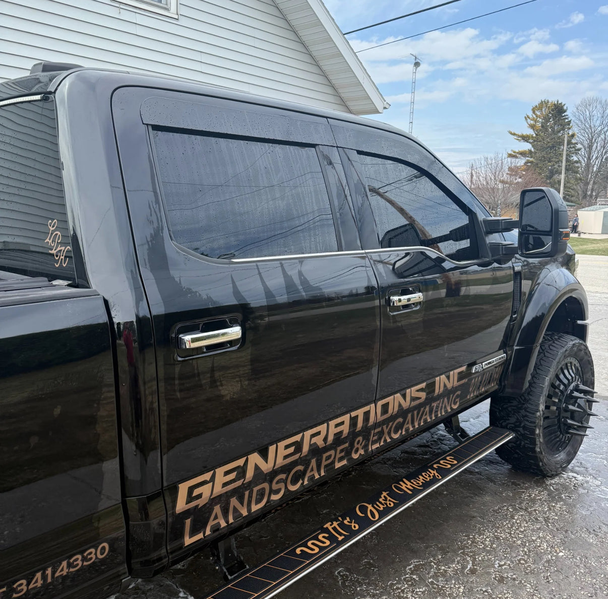 Metal Rain Guards Door to Door and In Channel